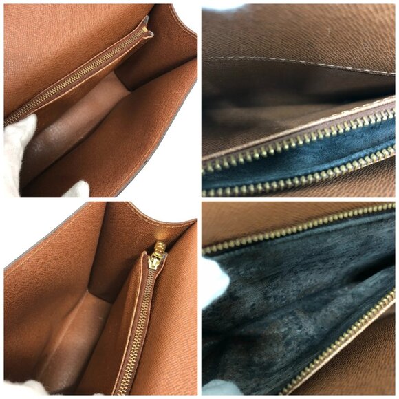 LOUIS VUITTON M51379 Malselv Bag Top Handle Monogram Hand Bag Canvas Brown - Picture 16 of 16